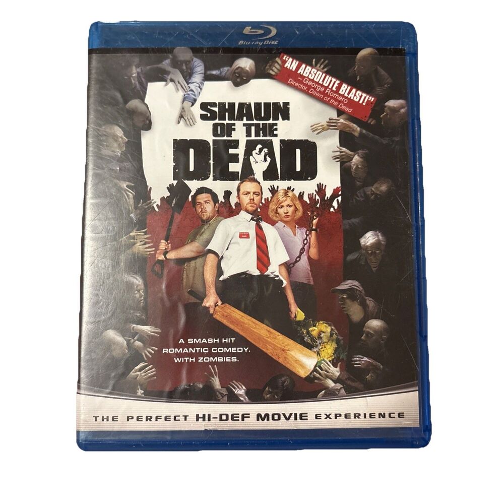 Shaun of the Dead (Blu-ray, 2004) Simon Pegg Nick Frost Zombies